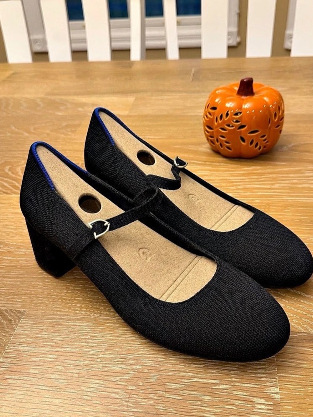 Rothy's The Mary Jane Heel Black US 9